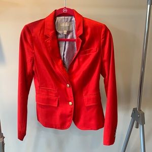 Banana Republic Red Blazer with gold buttons